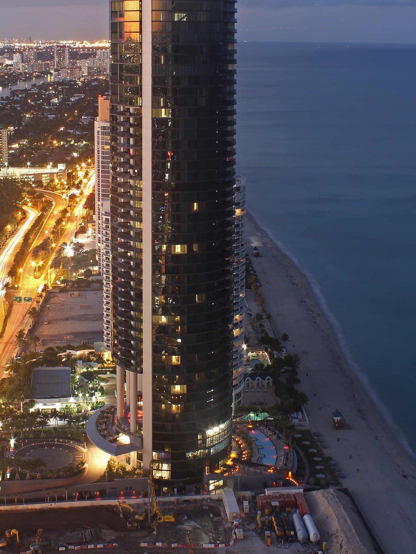 Porsche Design Tower view
