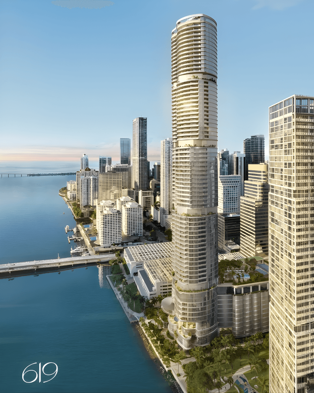 619 Brickell Residences NOBU view